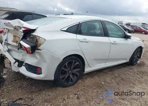 2019 Honda Civic Sport из США, поврежденный, VIN 2HGFC2F85KH563507